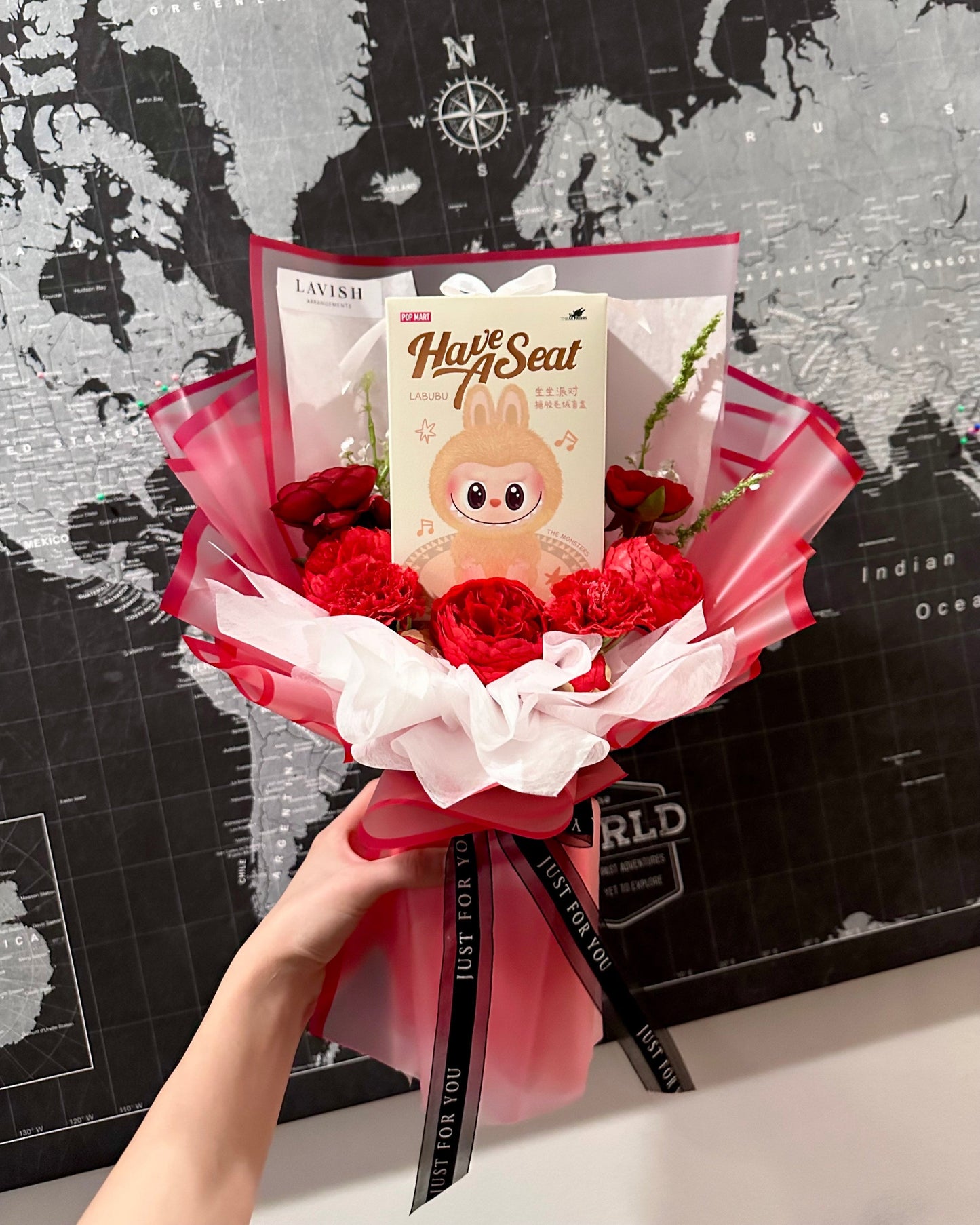 Labubu Blind Box Bouquet- Have a seat