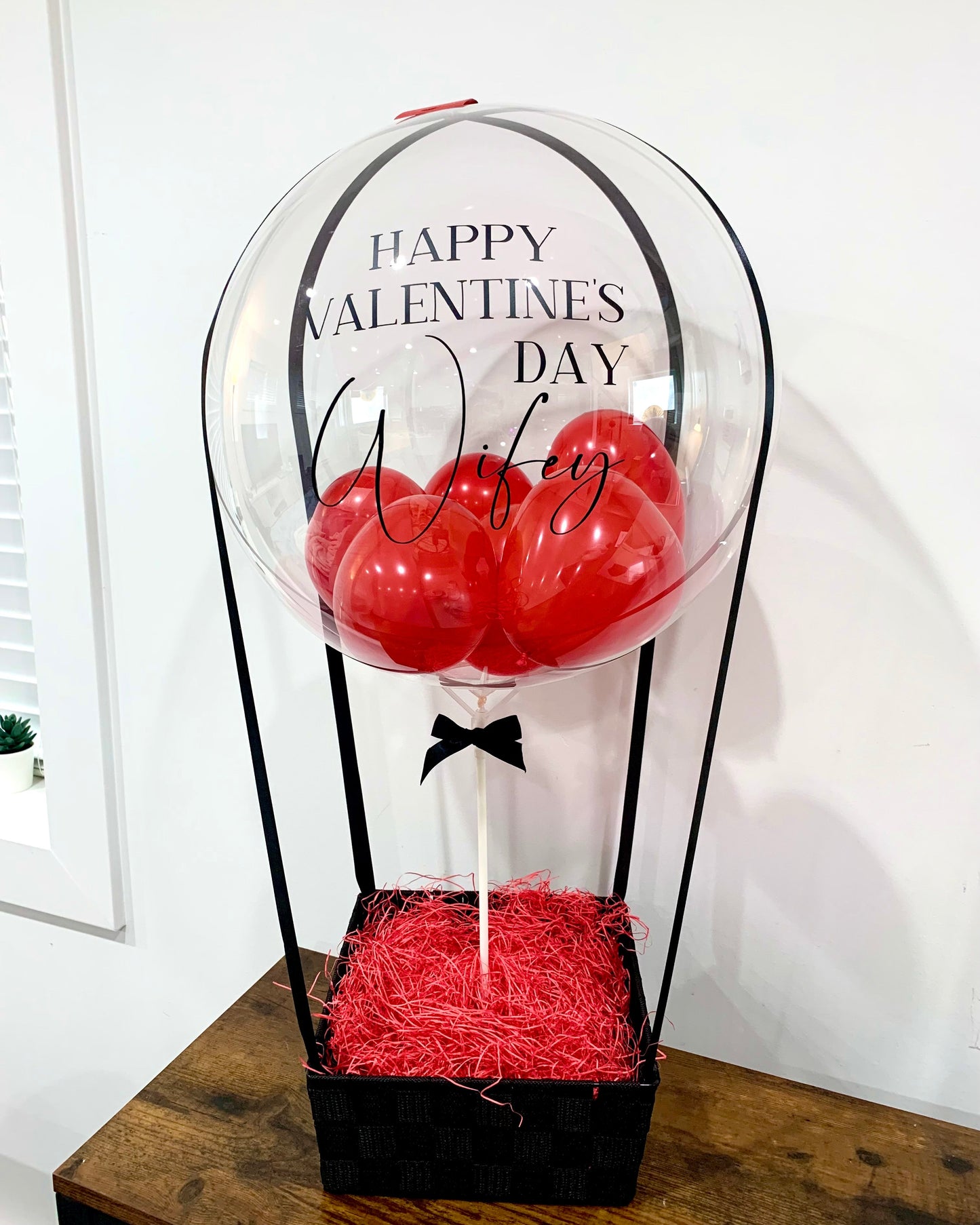 Hot Air Balloon Gift Basket