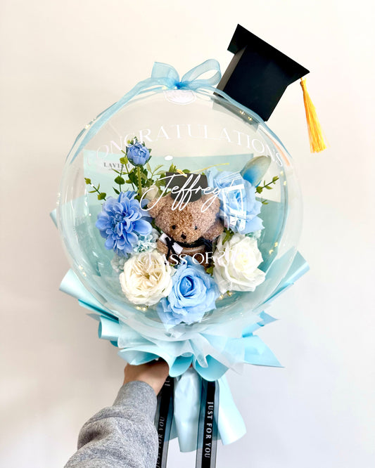 Graduation Bear Bloom Bouquet