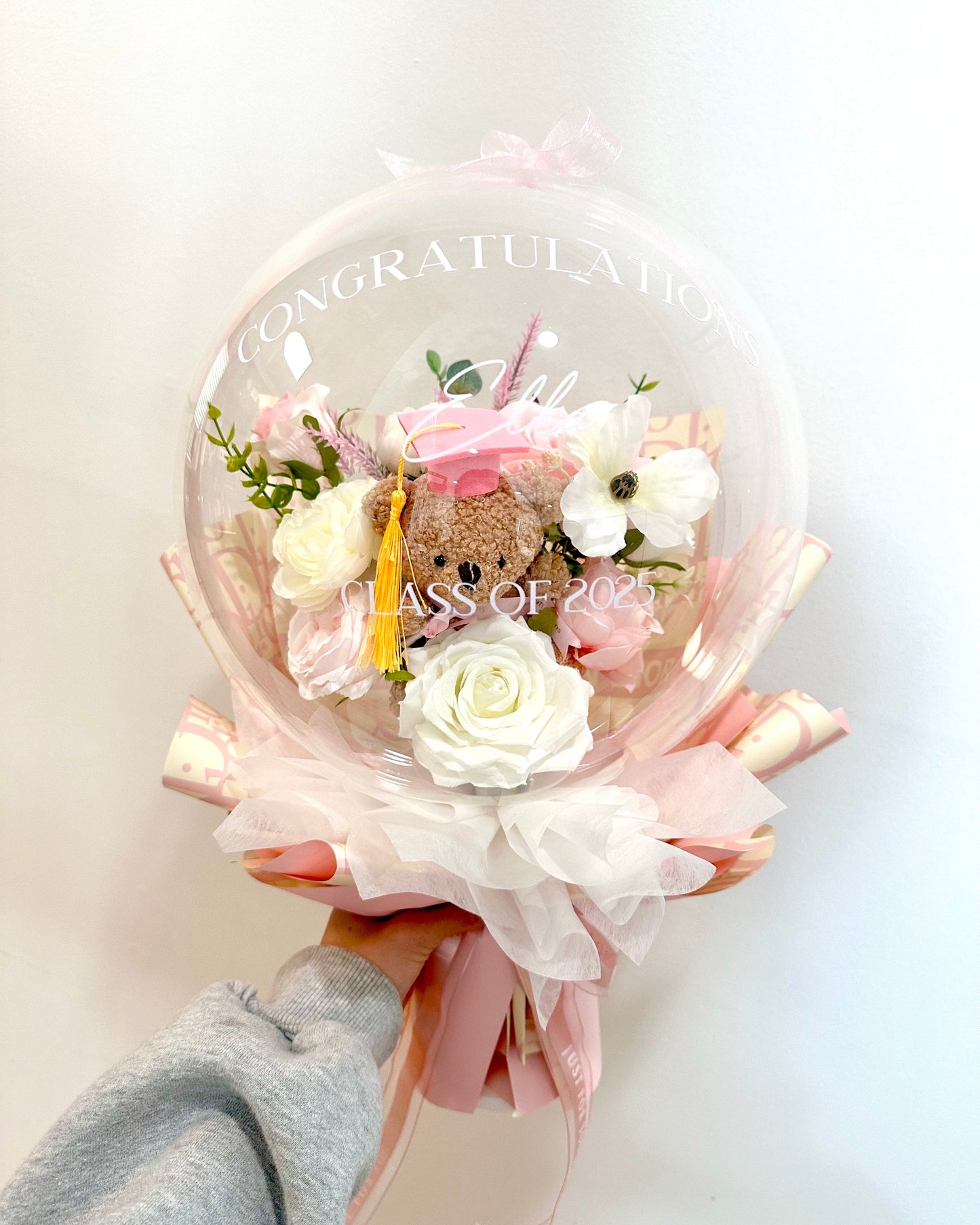 Graduation Bear Bloom Bouquet