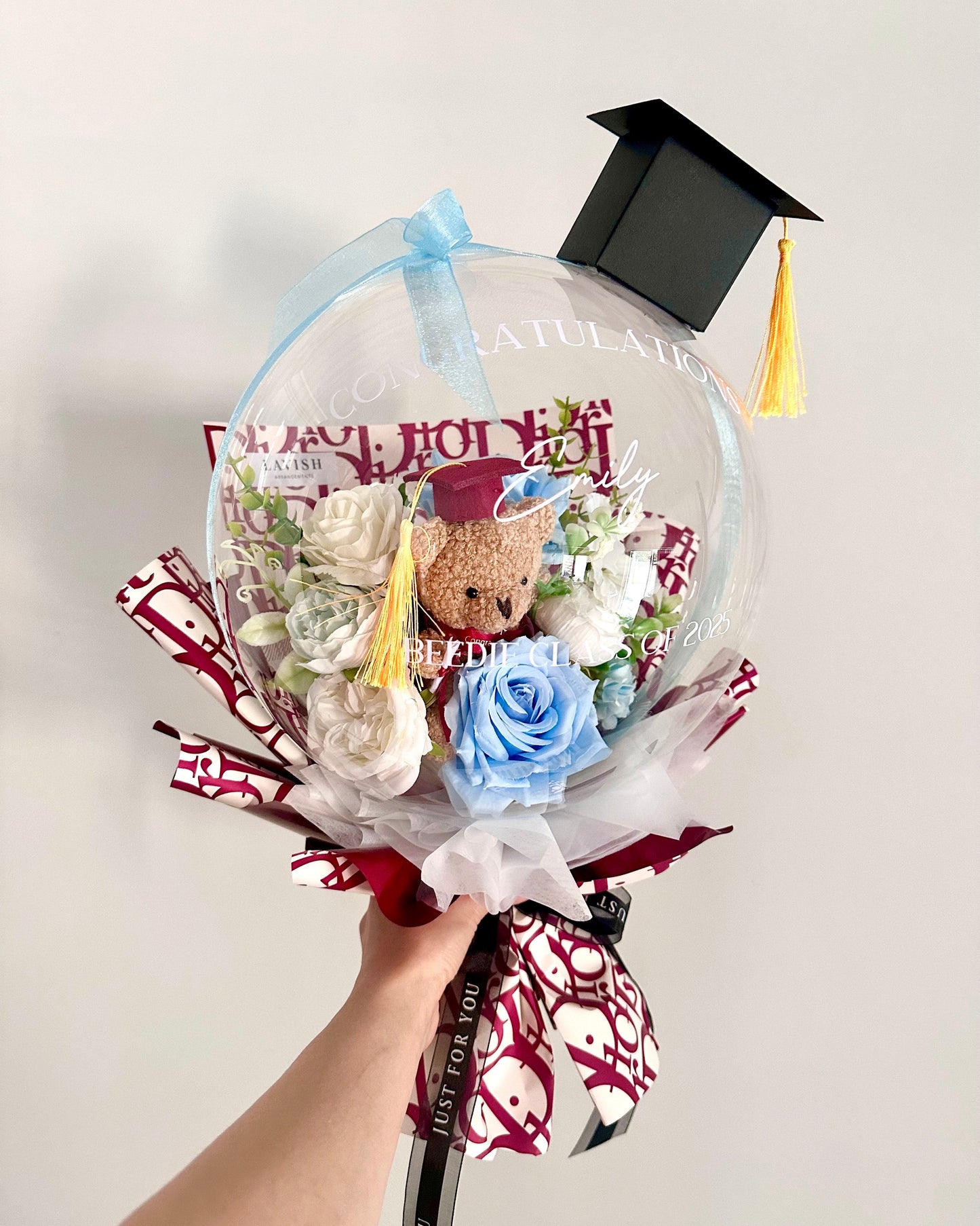 Graduation Bear Bloom Bouquet