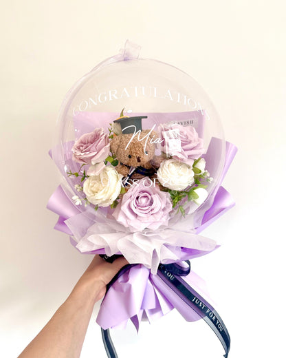 Graduation Bear Bloom Bouquet