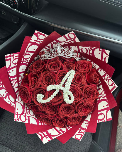 Signature Glitter Rose Bouquet