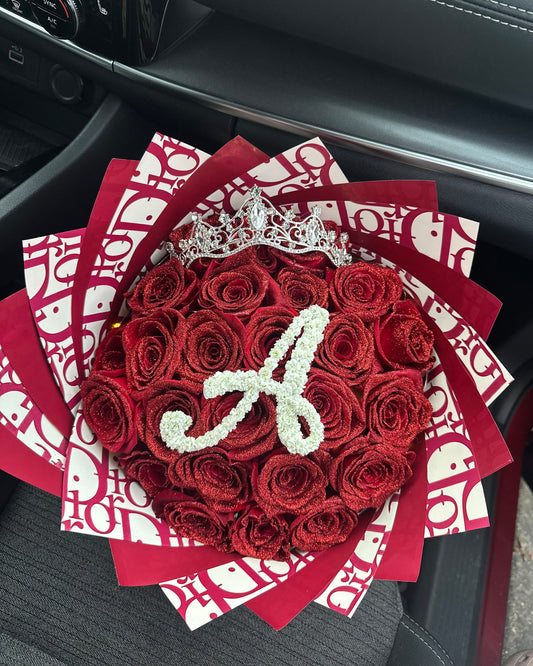 Signature Glitter Rose Bouquet