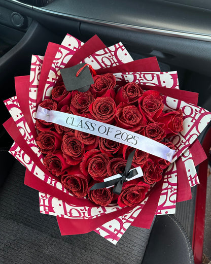 Signature Glitter Rose Bouquet