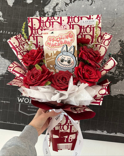Labubu Blind Box Bouquet- Exciting Macaron