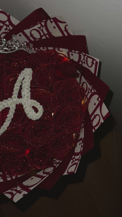 Signature Glitter Rose Bouquet